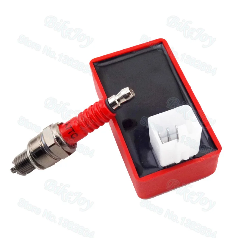 5 контактов AC CDI Коробка зажигания + Свеча A7TC для китайского 50cc 70cc 90cc 110cc 125cc 150cc