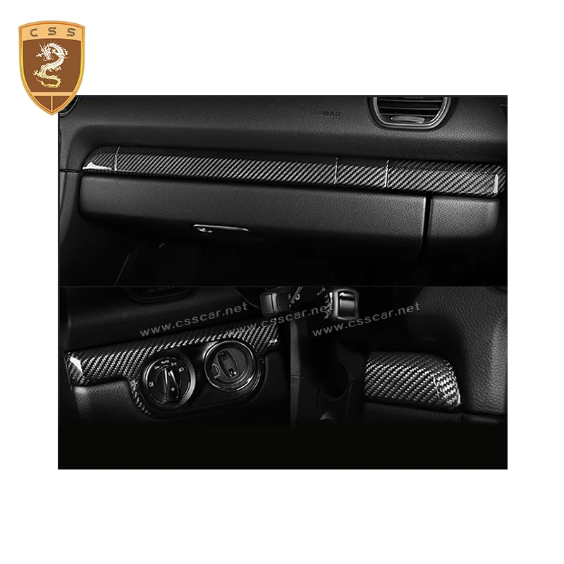 9 шт. чехлы из углеродного волокна для салона автомобиля Porsche 718 981 911 Cayman Boxster