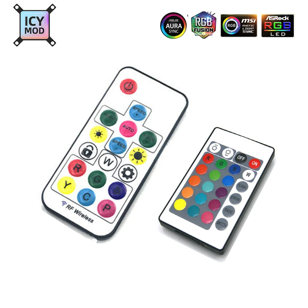 Контроллер RF RGB для материнской платы и концентратора 4PIN/3PIN разъем AURA SYNC Molex 4PIN