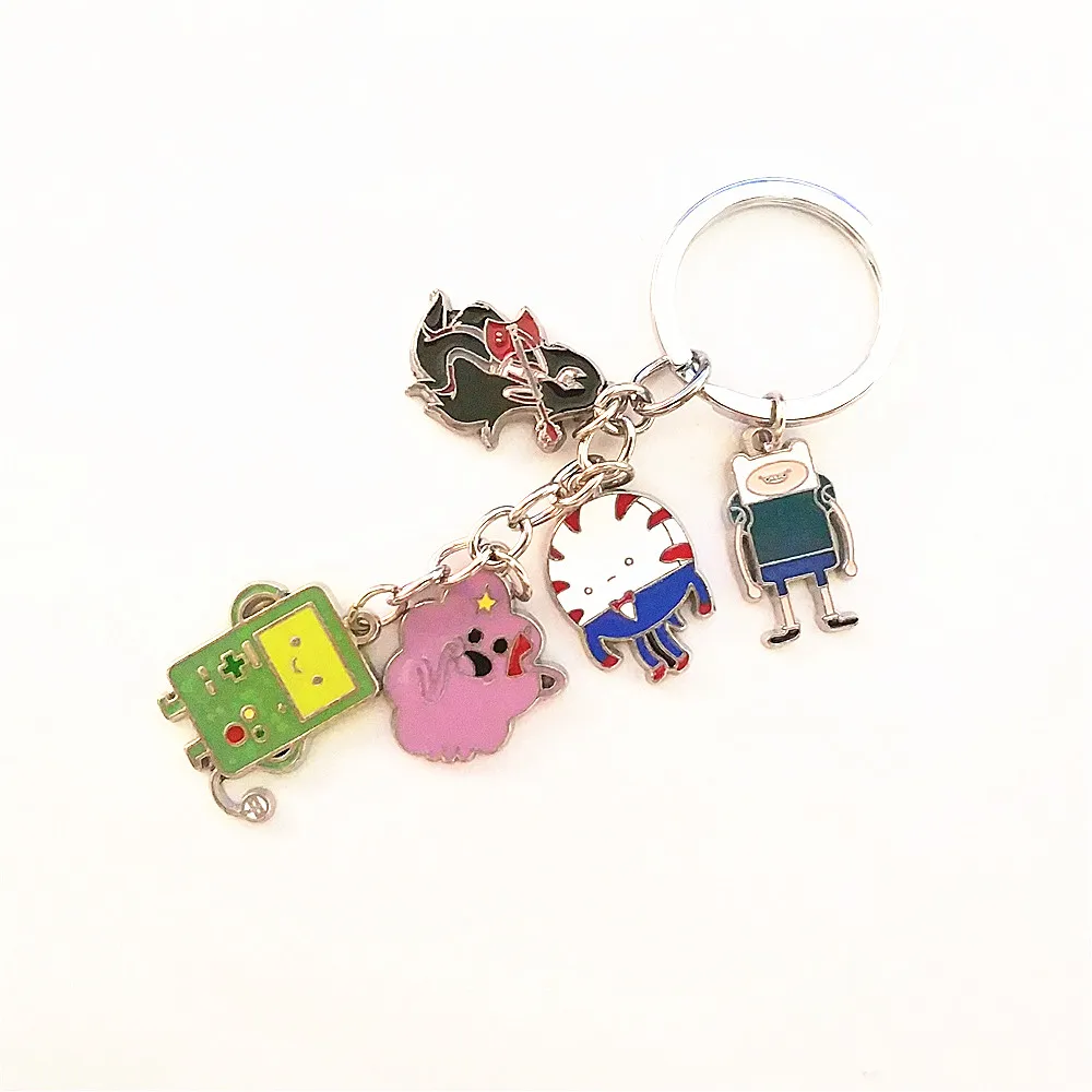 Аниме время приключений с Финном и Джейком фигурка подвеска для мобильного ключа