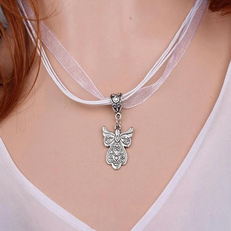 Винтажное серебряное ожерелье с кошкой бейсболка подвески из органзы массивное