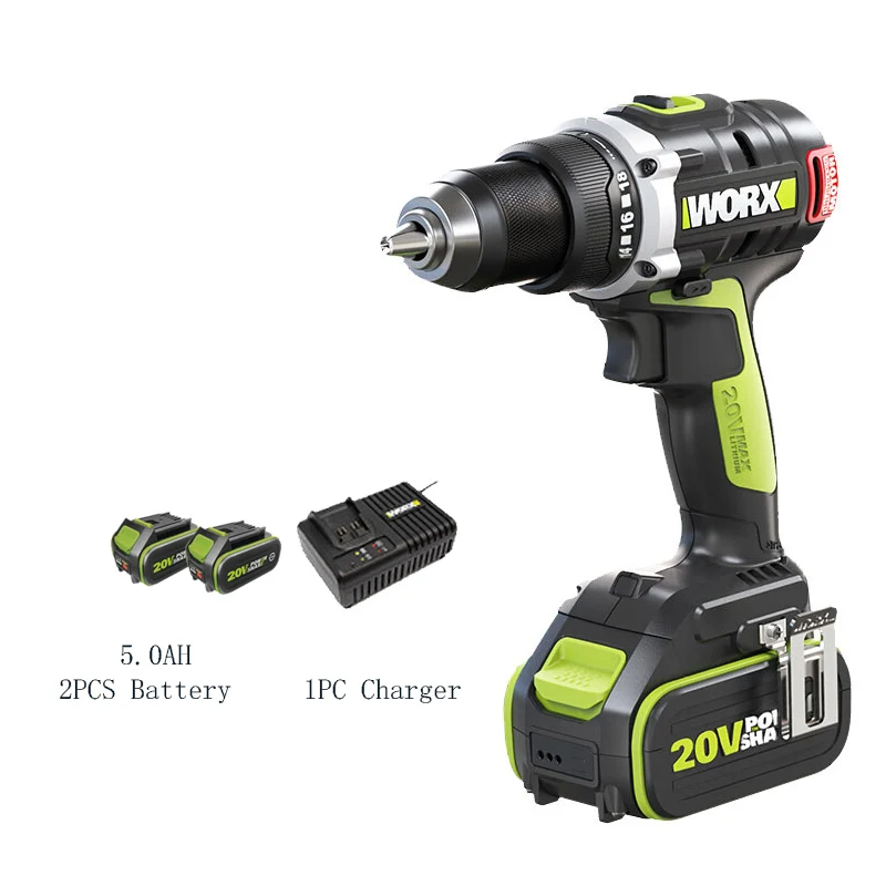 WORX электрическая дрель 20 В положительный отрицательный пистолет дрель передача на расширение Винт инструмент - Длина режущей кромки: WU185