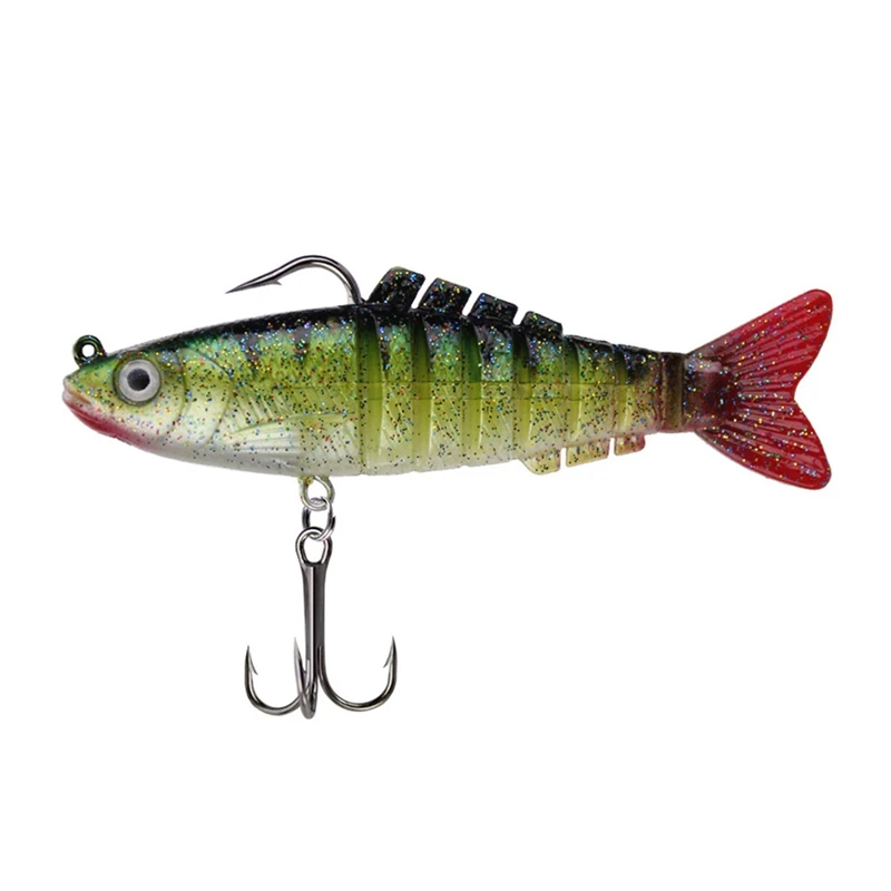 9 см/18 г искусственная приманка 8 суставов форма рыбы Реалистичная Мягкая см 18