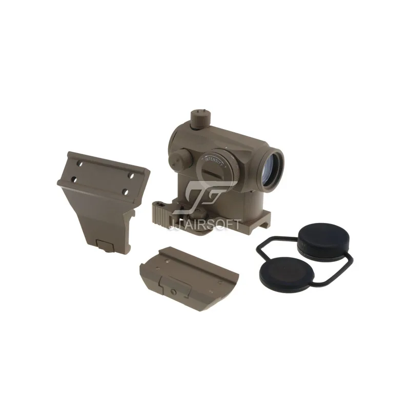TARGET 1x24 Red Dot with QD Riser Mount CNC Low & 45-Degree Offset (Black/Tan) LT660 LT660HK or LT661 | Спорт и развлечения