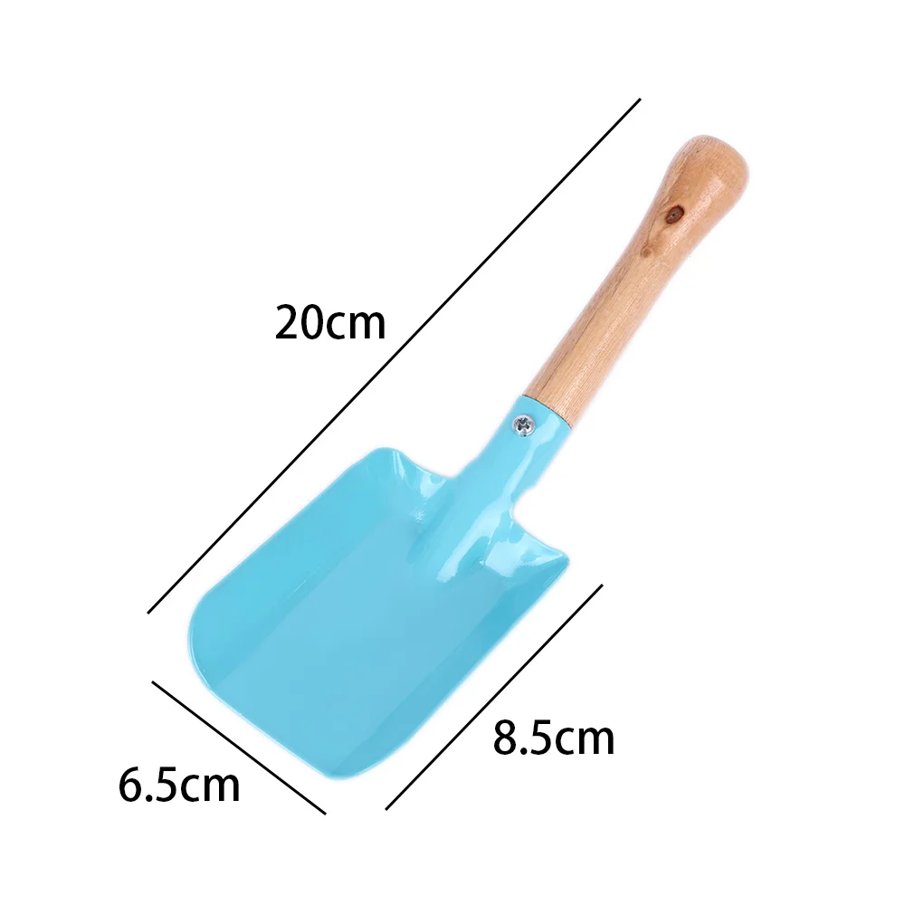 Деревянная ручка мини лопатка зеленые растения аксессуары для горшков