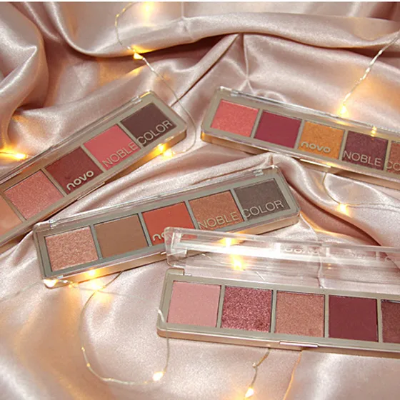 Новинка 2019 5 цветов палитра теней для век макияжа Новые матовые мерцающие тени с