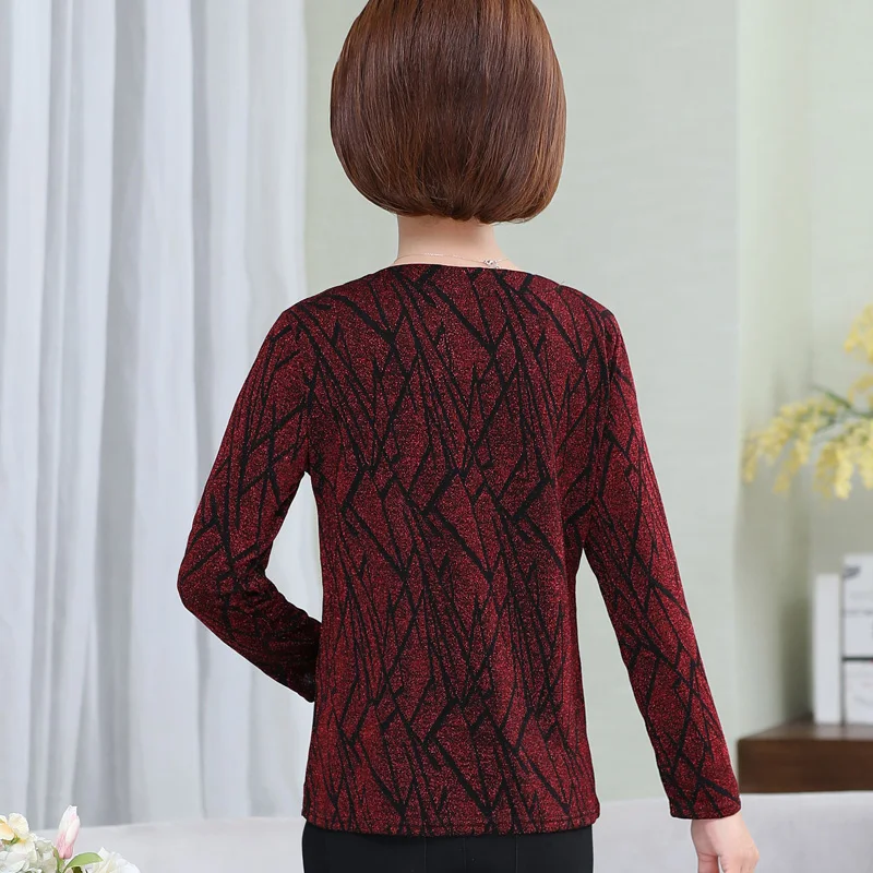 Футболка женская демисезонная с длинным рукавом батальных размеров 1827 | Женская