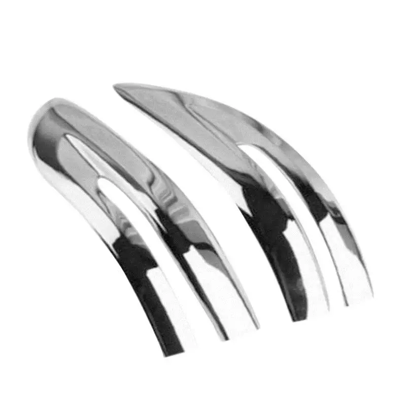 2 шт. хромированное боковое зеркало заднего вида в полоску Накладка для Honda CR V CRV