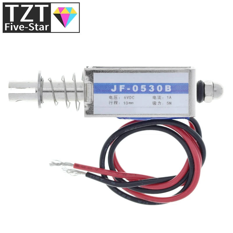TZT JF-0530B 6 в 12 В 24 пост. Тока Push &amp Pull Тип открытая рама электромагнит сила удержания