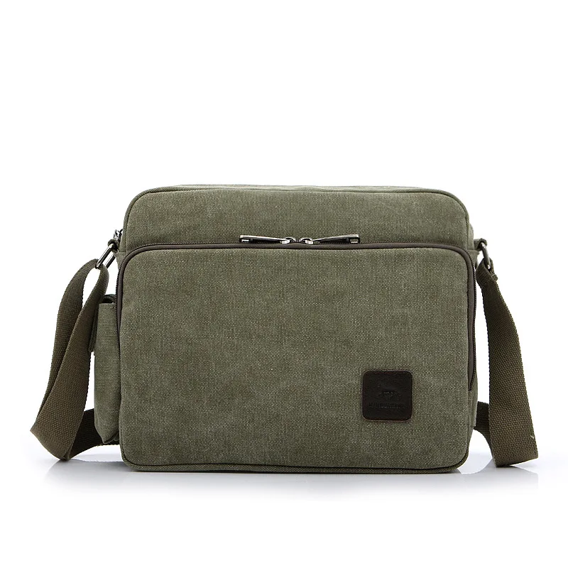 

Mens Bag Shoulder Messenger Bag 2021New Canvas Bag Shoulder Bag Crossbody Casual Ipad Bag Adjustable Shoulder Strap Shoulder Bag