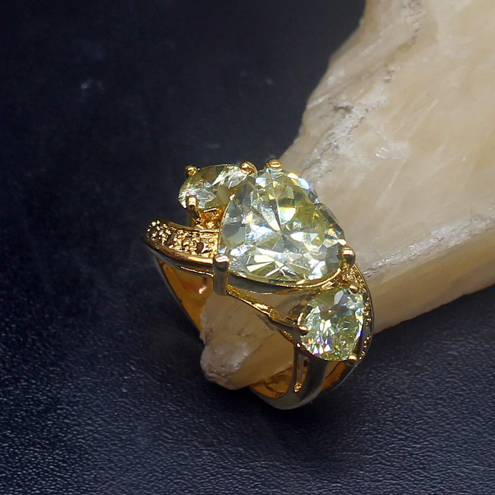 Gemstonefactory ювелирные изделия большая акция одиночный уникальный желтое