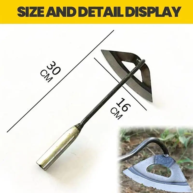 

Stainless Steel Hollow Hoe Garden Tool Weeding Rake Planting Vegetables Home Garden Farm Weeding Hollow Hoe