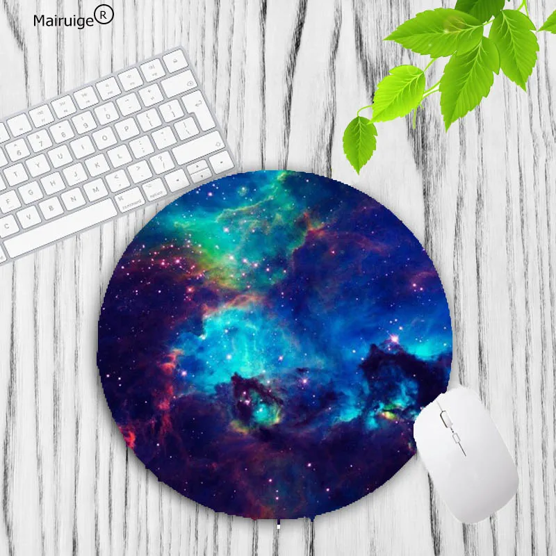 20X20CM Большая Акция Цветные Разноцветные игровые круглые коврики для мыши, коврики для мышки, размер для 20*20 см, Круглый Резиновый Коврик для компьютерной мыши - Цвет: 20X20CM