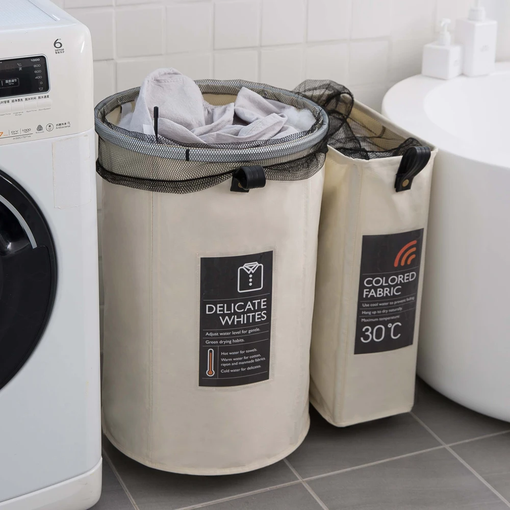 Корзина для хранения грязной одежды прачечной складная корзина белья сетчатая с