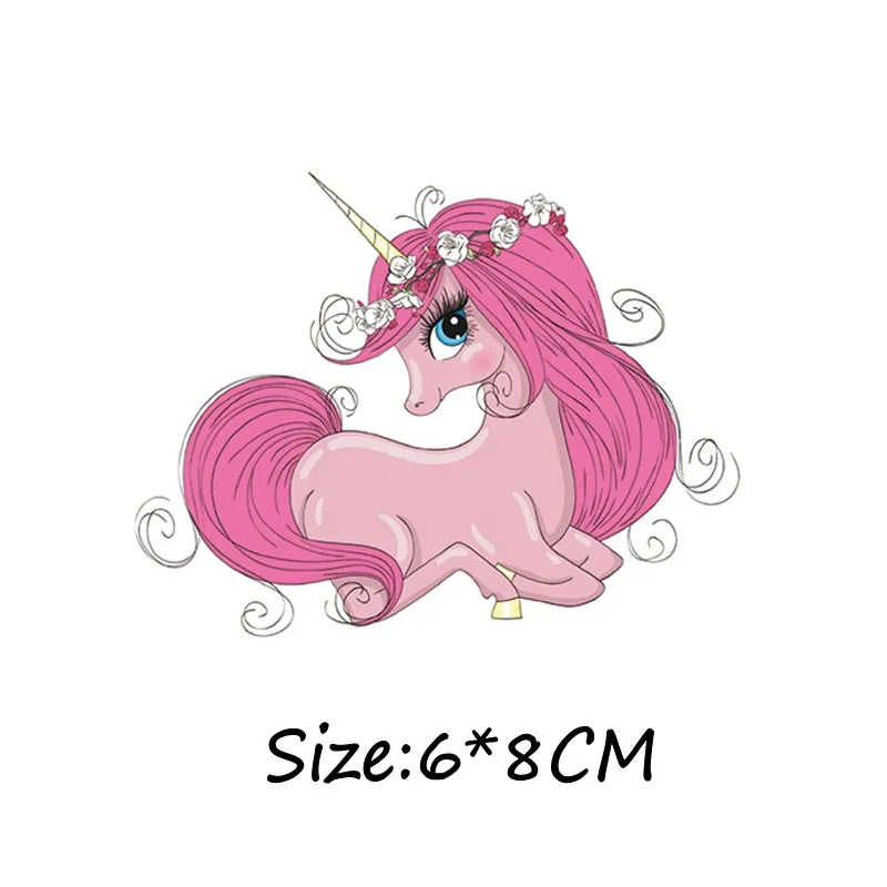 1 шт. единороги железные пластыри на термонаклейки для аппликация одежду DIY