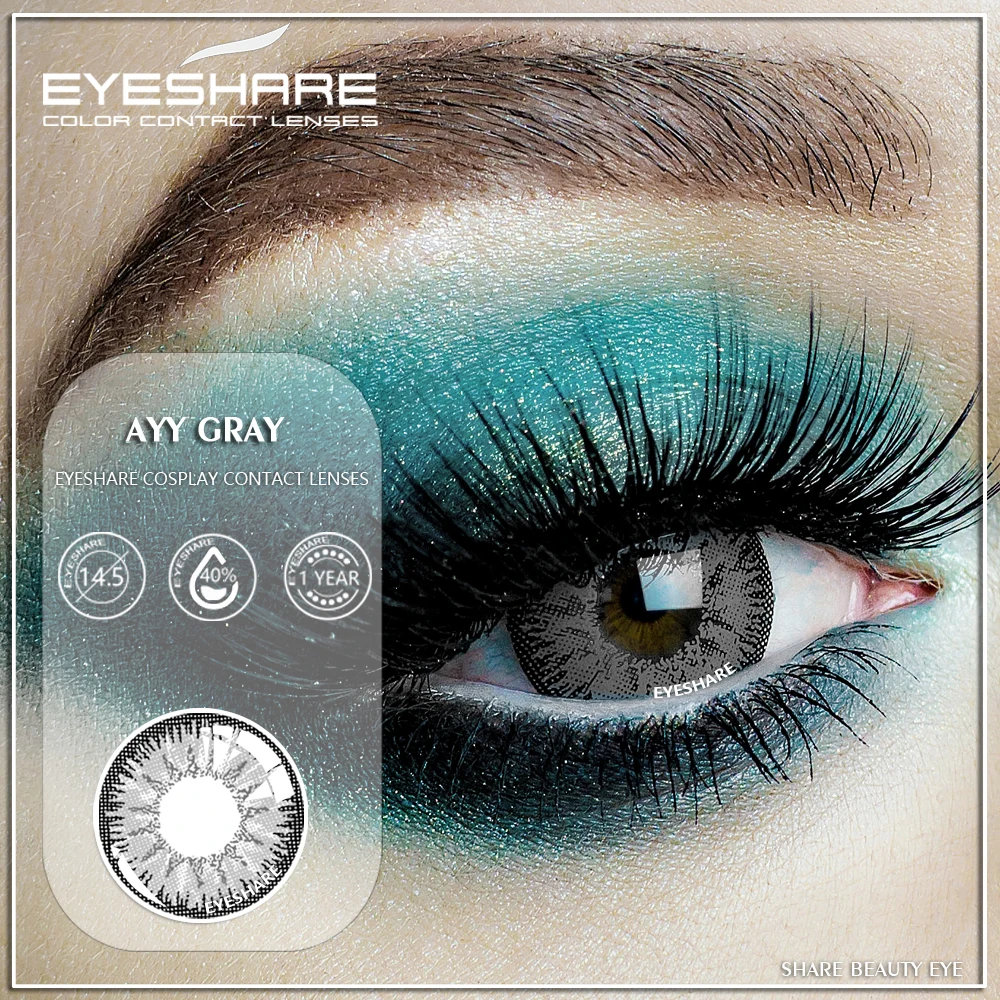 Цветные контактные линзы EYESHARE для косплея Хэллоуина макияжа Шаринган красоты