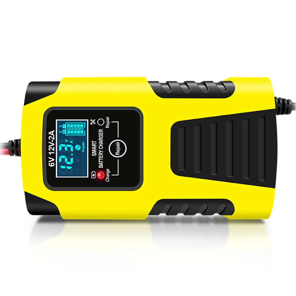 

Умные зарядные устройства для мотоциклов с цифровым дисплеем, 6 в, 12 В, 2 А