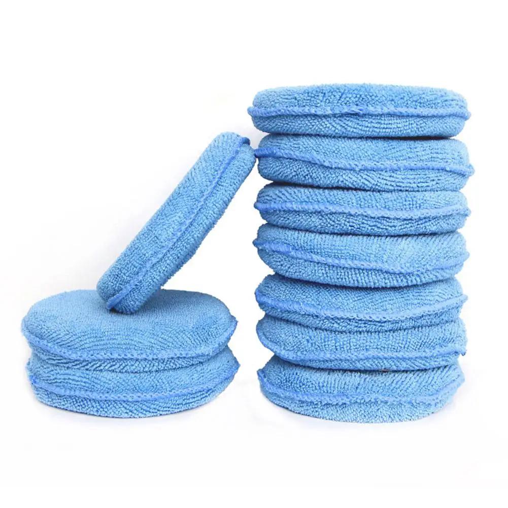

Car Wax Sponge Soft Microfiber Car Wax Applicator Pad Polishing Sponge For Apply And Remove Wax Auto Care Polish Foam Sponge 5in