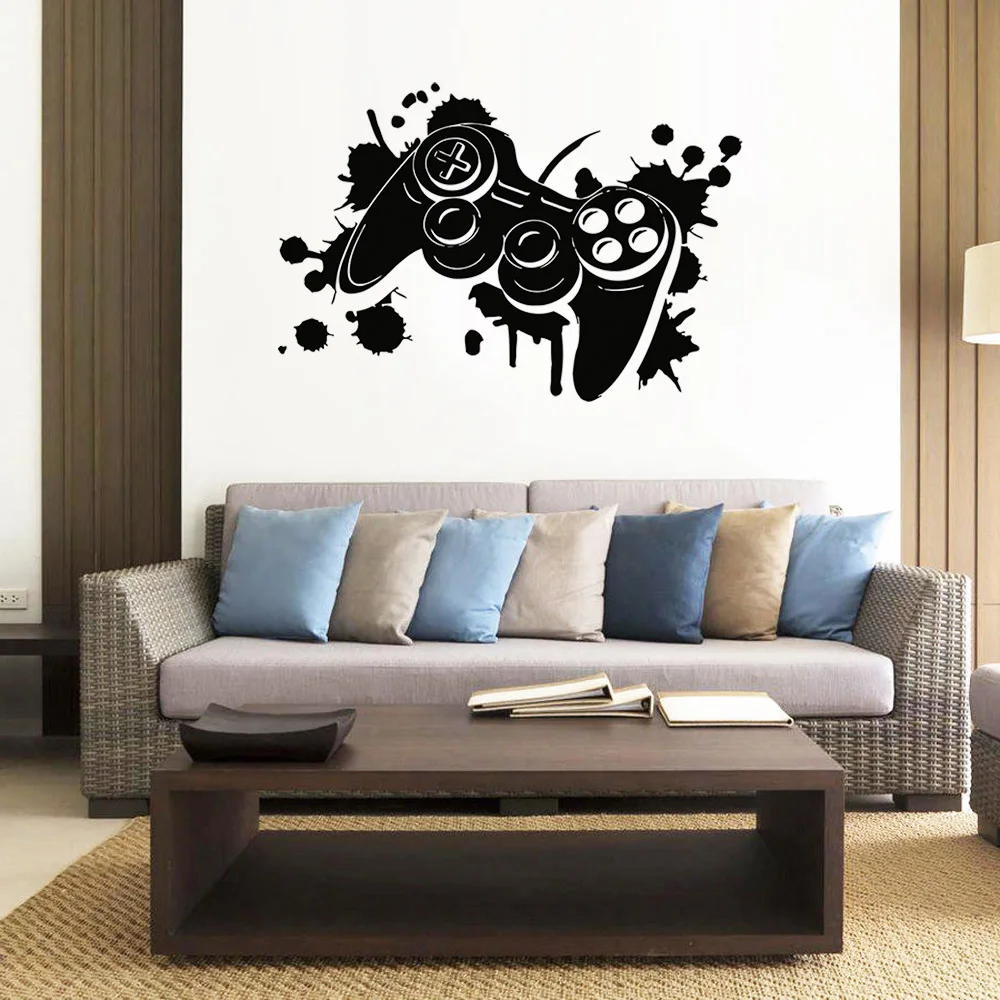 Настенный игровой стикер наклейка выберите свое оружие геймер Цитата контроллер