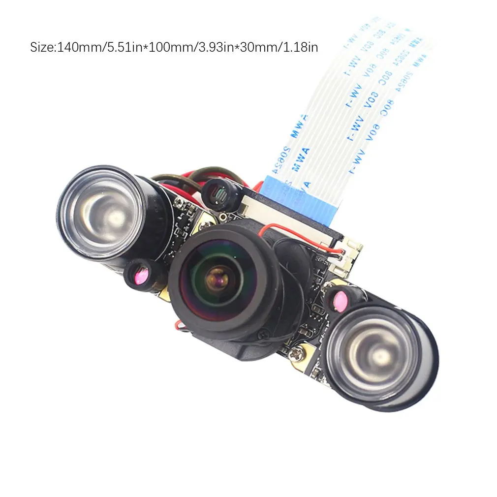 

For Raspberry Pi Camera Module with Automatic IR-Cut Night Vision Camera 5MP HD Webcam for Raspberry Pi 4 Model B/3B+/3B/2B