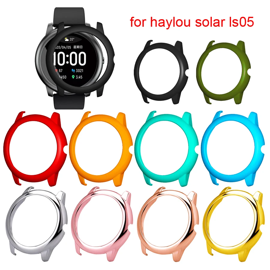

Защитный чехол для Haylou Solar LS05 Смарт-часы Жесткий ПК Рамка корпус бампер для Xiaomi Haylou Solar LS05 аксессуары