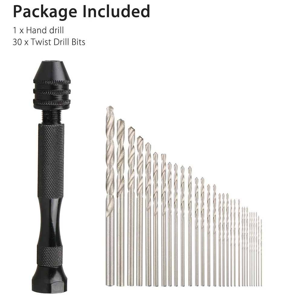 

Drilling Hand drill Bits Workshop Slotting Tool Bits Micro Twisted Black
