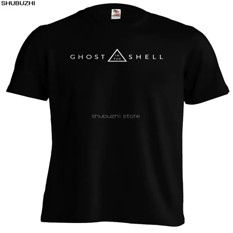 Футболка с мангой из аниме Ghost in the Shell новые футболки Забавные топы Новые забавные