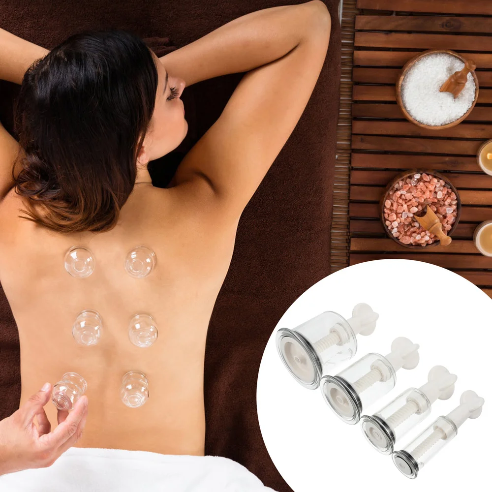 

8Pcs Body Vacuum Cans Therapy Cupping Cans Vacuum Cupping Device