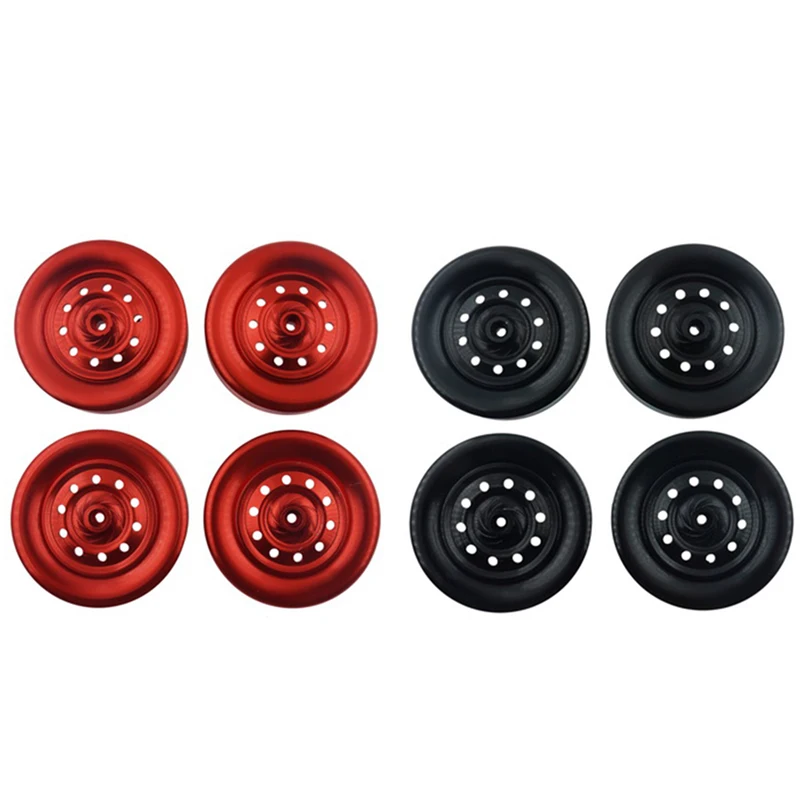 

4Pcs/Set Metal Wheel Hub Upgrade Parts RC Car Spare Parts for WPL D12 RC Truck Car