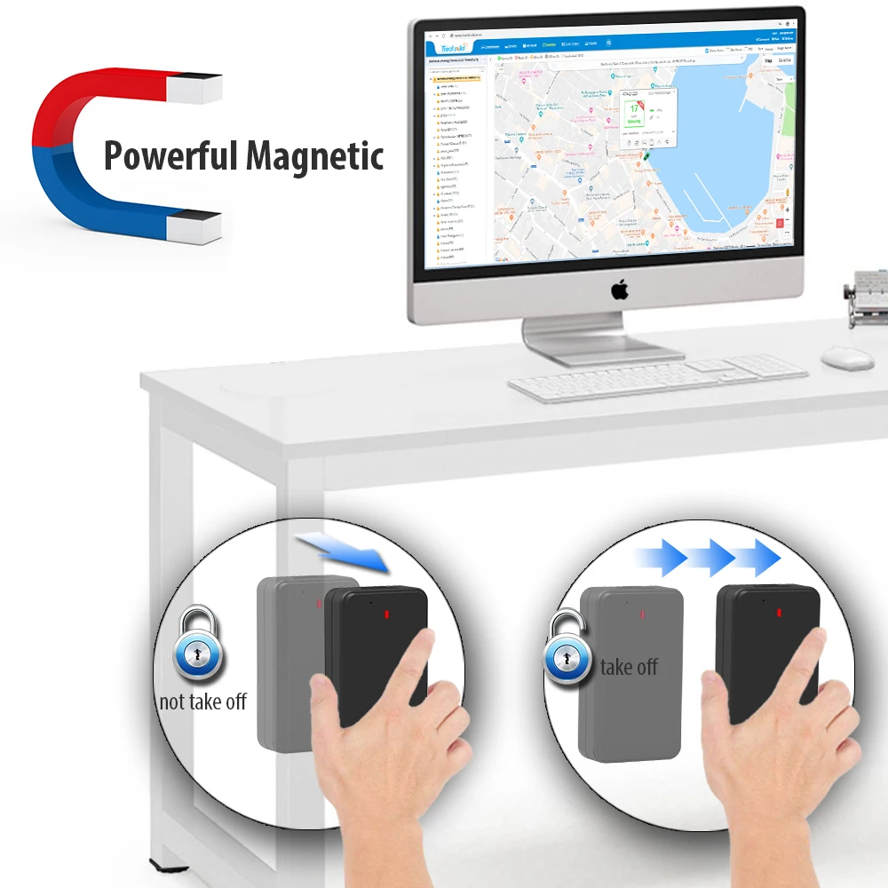 $80.50 Concox AT6 3G Assets GPS Tracker Voice Monitoring 2 Year Stand-by Time Waterproof Locator Free Installation GSM WCDMA Anti Thief