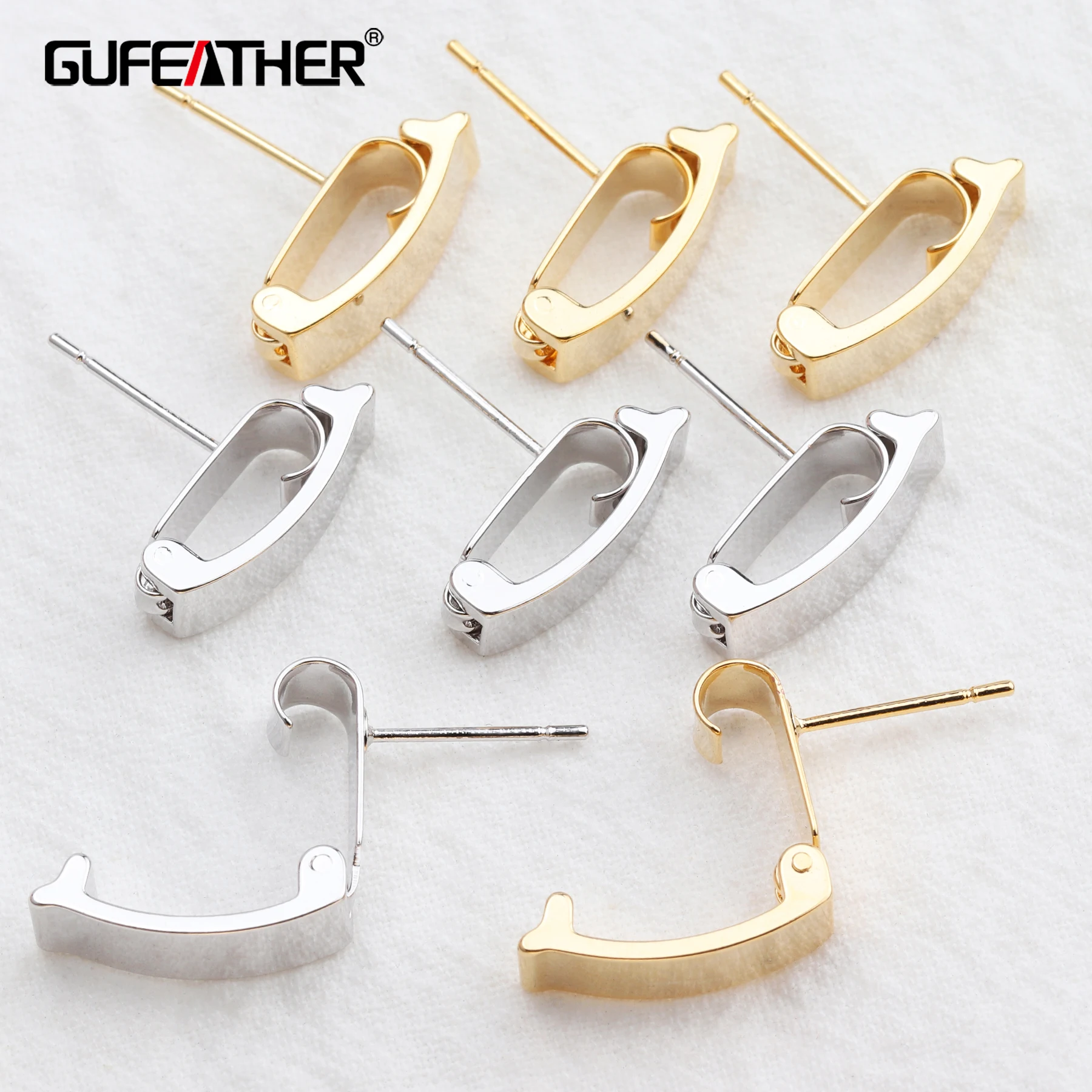 

GUFEATHER M545,jewelry accessories,18k gold plated,0.3 microns,diy earring,diy accessories,jewelry making,stud earring,10pcs/lot