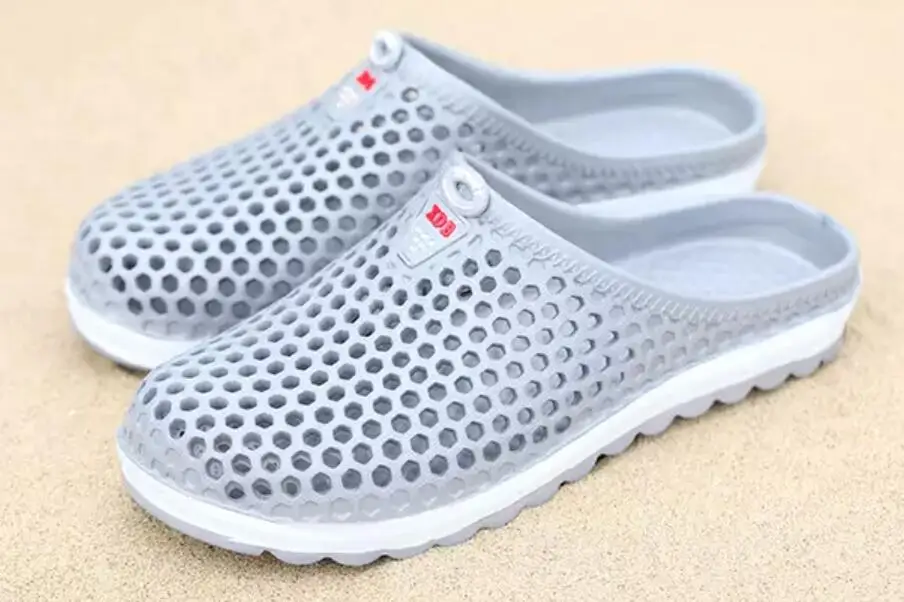 Мужские сандалии для бассейна Желтые Повседневные слипоны сада и душа лета 2020 |