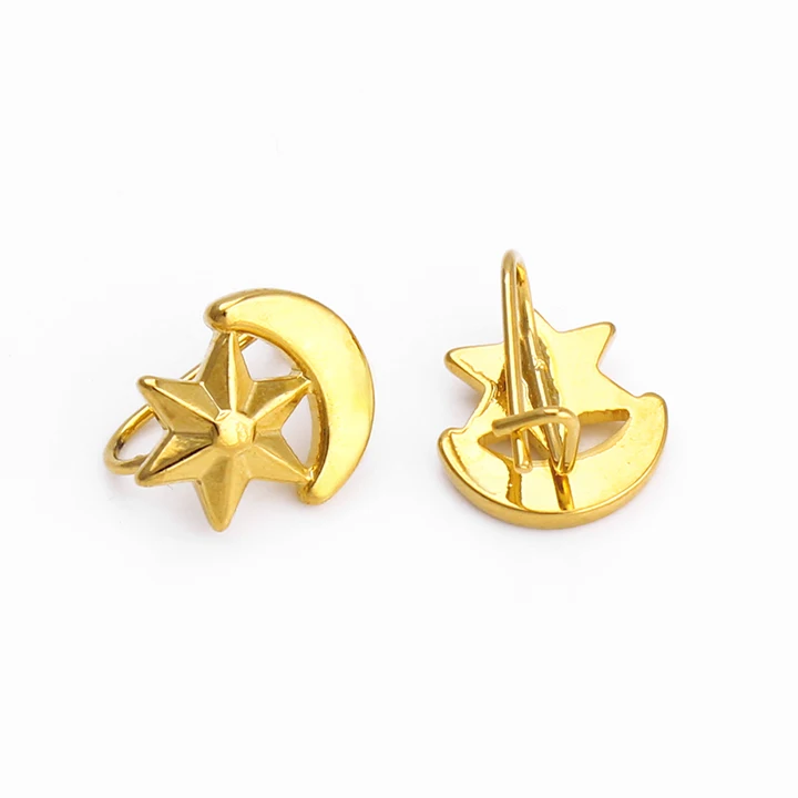 JH 2020 Love Moon Star комплект украшений для детей золотое ожерелье кольца серьги наборы