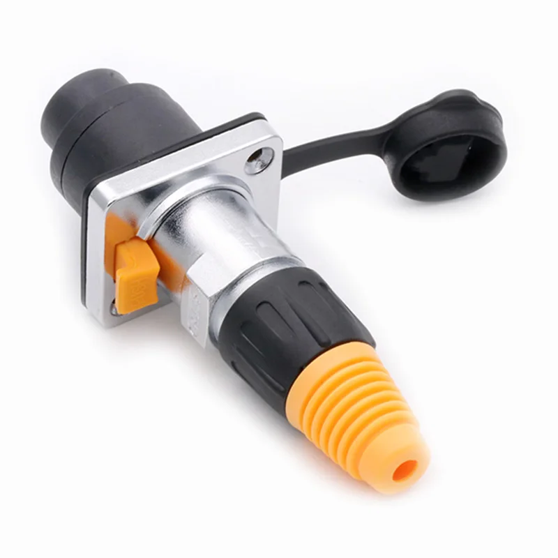 Водонепроницаемые разъемы RJ45 гнездовые разъем Ethernet Панельное крепление IP65