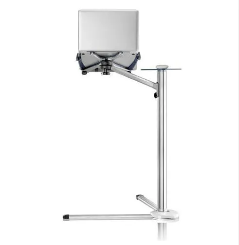 

360 Degree Rotation Height Adjustable Laptop Floor Stand With Mouse Tray Aluminum Alloy Ergonomics Laptop Desk Holder UP-7