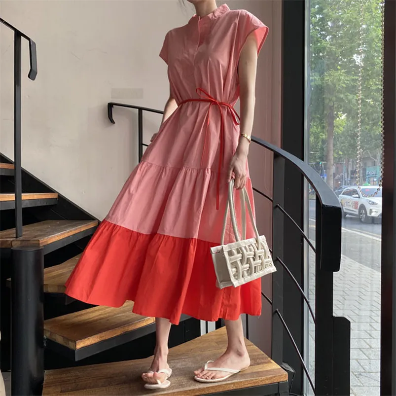 

-Женское хлопково-льняное платье в стиле пэчворк, модное платье-рубашка макси в японском стиле, женское платье цвета хаки