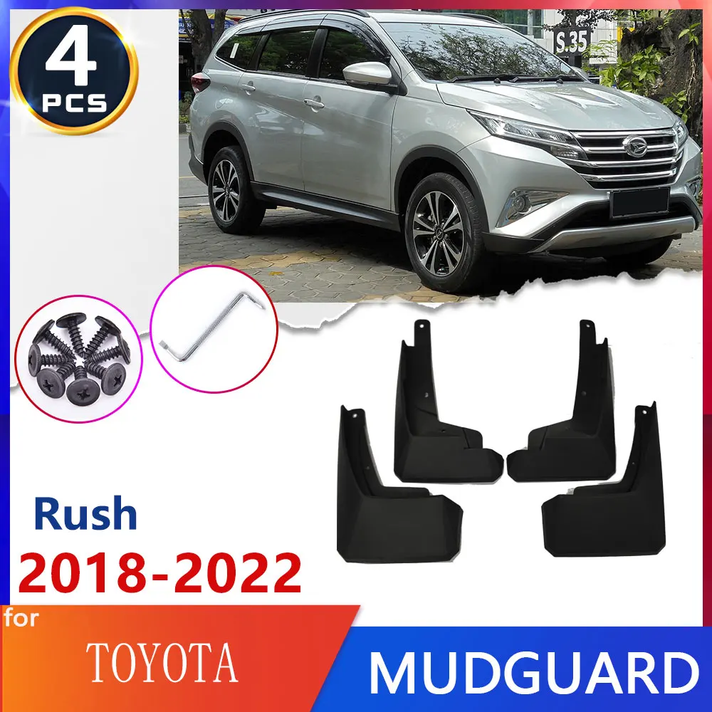 

Car Tire Fender Mud Flaps For Toyota Rush 2018~2022 Vauxhall Holden Perodua Road Guards Mudflap Mudguards Car Goods 2019 2020