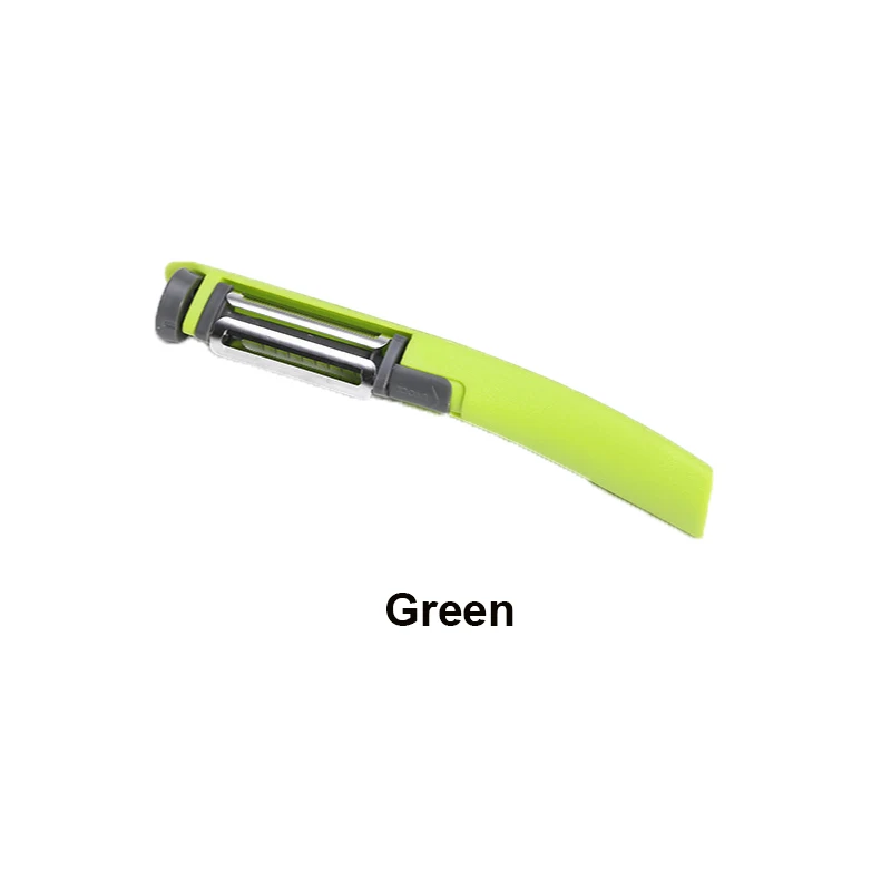 

Peeling And Shredded Fruit Knife Three-In-One Peeler Stainless Steel Wear-Resistant Portable Multifunctional Peeler