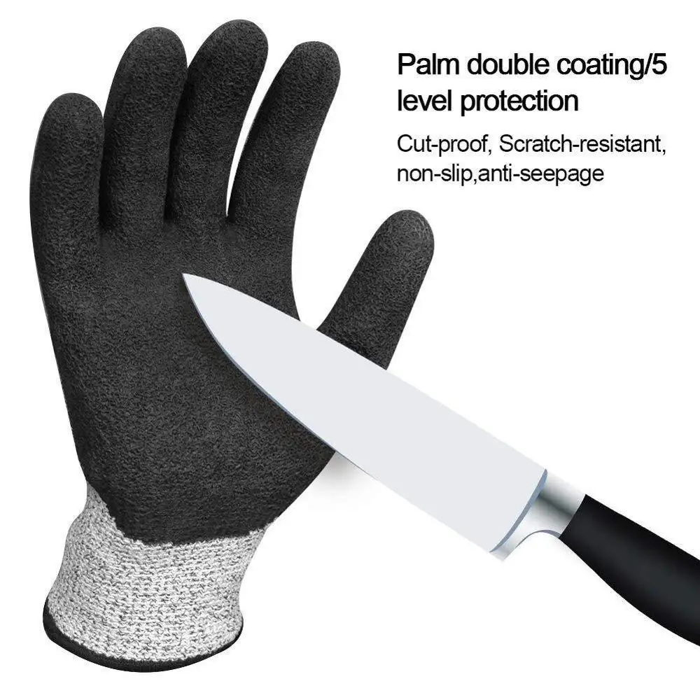

High Strength Grade Level 5 Protection Safety Anti Cut Gloves Scratch And Cut Resistant Gloves For Cutting Gardening Industrial