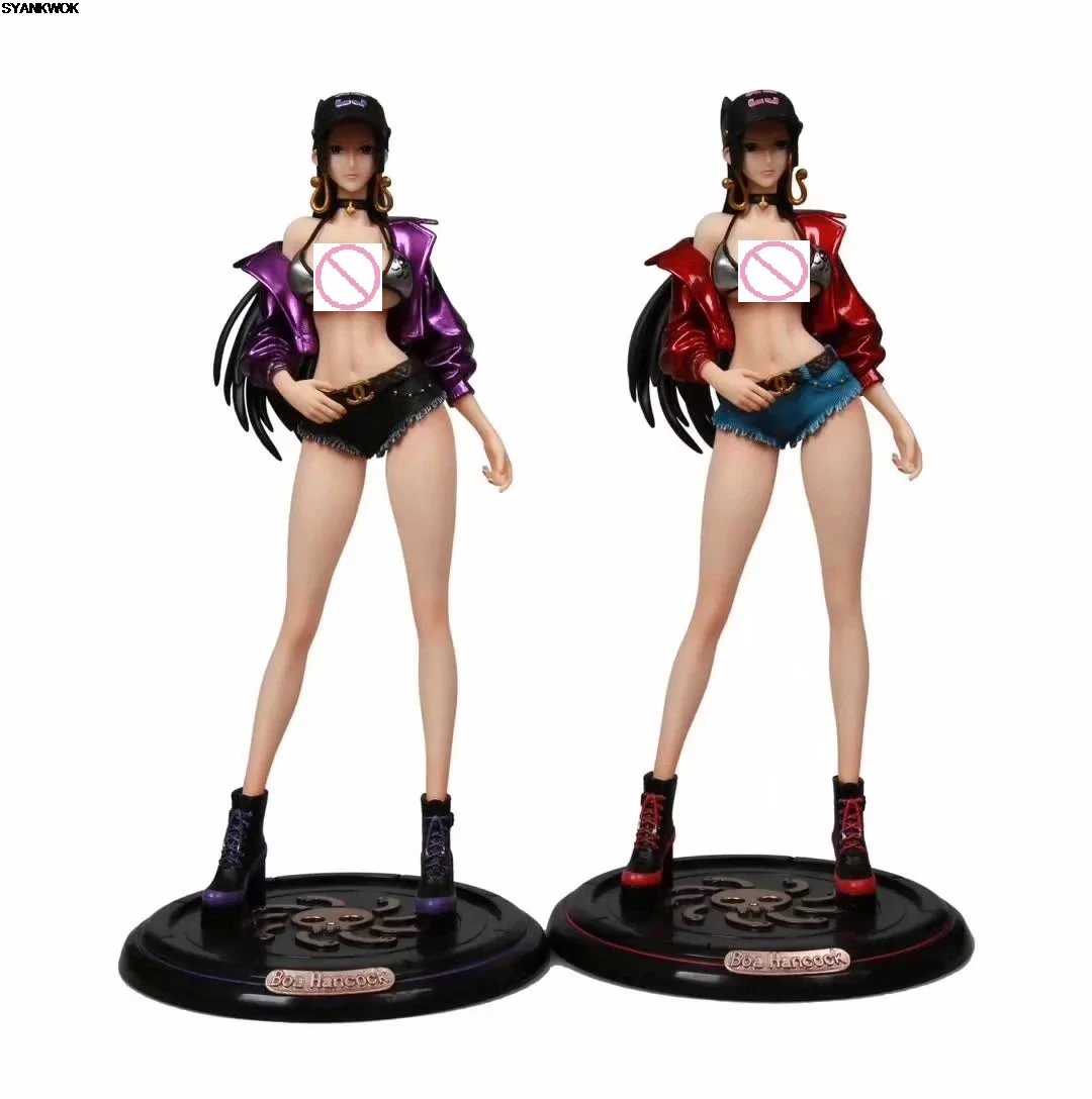 33 см Новое Аниме One Piece Sexy Girl Boa Hancock уличное Трендовое красное фиолетовое платье Ver.