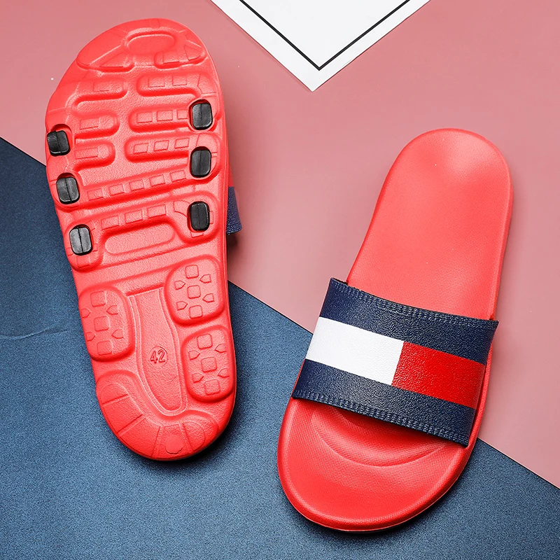 

NEW High-elastic EVA Unisex Slippers Breathable Casual Flip Flops For Home Use Non-slip Indoor Bathroom Slippers Plus Size 36-45