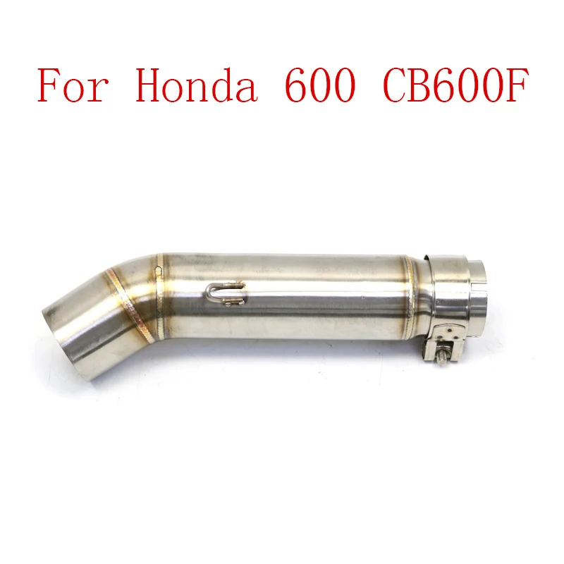 

Hornet 600 CB600 CB600F Средний Соединительный выхлопной трубы мотоцикла Модифицированная Соединительная труба слипоны для Honda вариация Hornet 600 CB600F