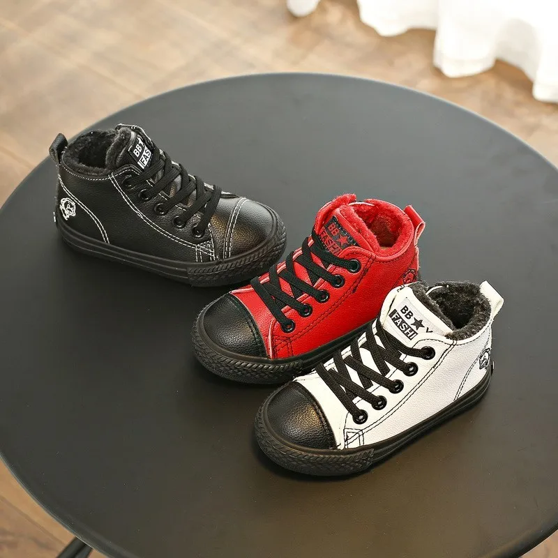 Новинка 2018 зимние ботинки для девочек детская обувь с хлопковой подкладкой