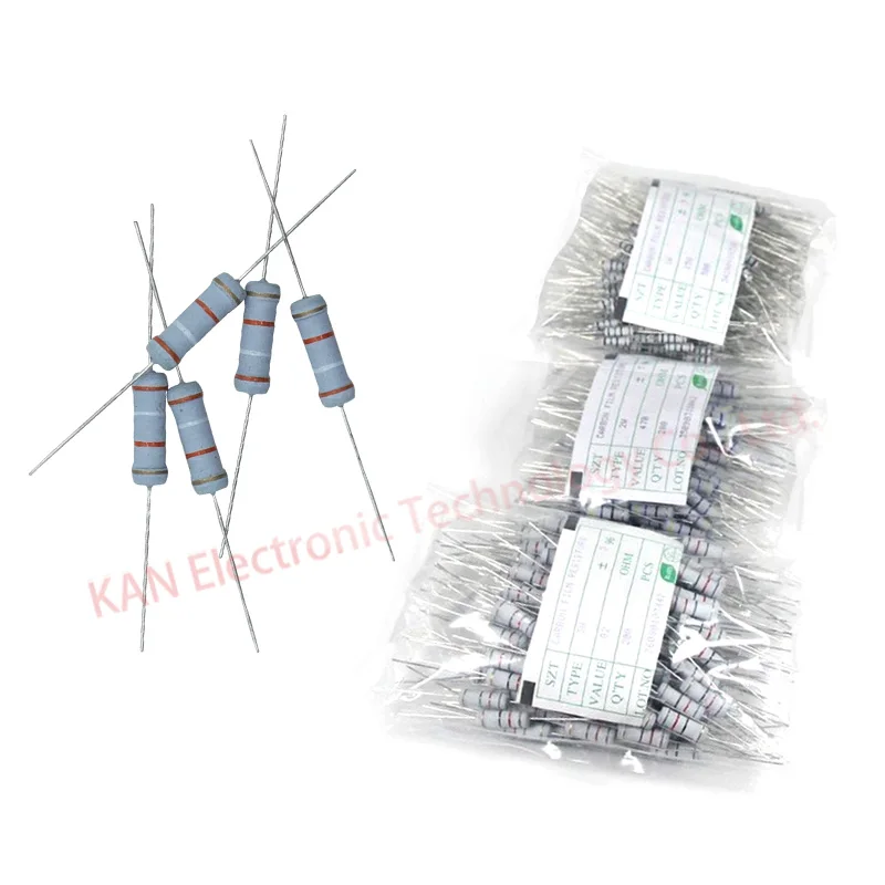 20Pcs 2W 0R-22M Carbon Film Resistor 5% Tolerance 1K 2K 12K 16K 22K 30K 47K 82K 100K 150K 200K 2 Ohm Electronics Resistance | Электронные