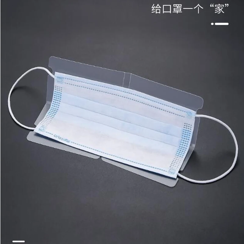Foldable Mask Storage Clip Plastic Portable Bag Cute Box Maskeeper Organizer Container Case Keeper drop ship | Дом и сад