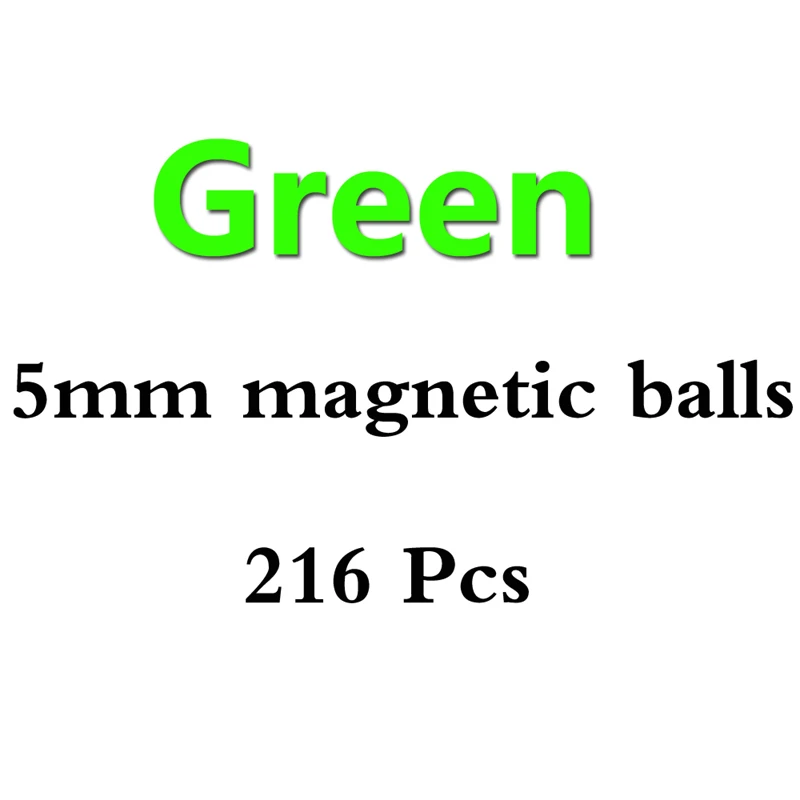 

Ball 5mm Magnetic 216 Pcs DIY Eight Grams Of Color Magnetic Ball Bead Magnet Kids Puzzle Assembled Adults Antistress Magnet Toy