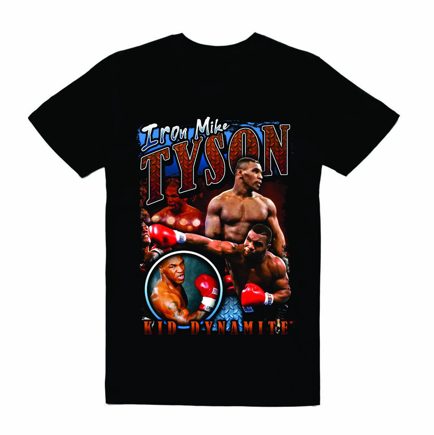

Fashion Streetwr Lend Iron Mike Boxing Fan T-shi. Summer Cato Sho Mouw O-ne ntlemen New S-3XL