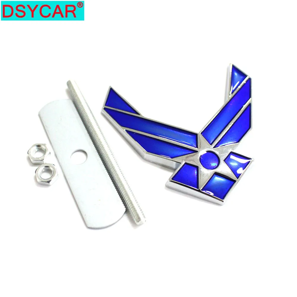 DSYCAR 1 шт. металлическая 3D Автомобильная Стайлинг американская ВВС наклейка для