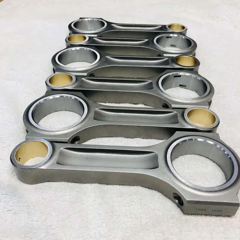 Кованые шатунные стержни I beam для Mercedes Benz OM605 OM606 148 7 мм 51 61 28 один комплект|Поршни