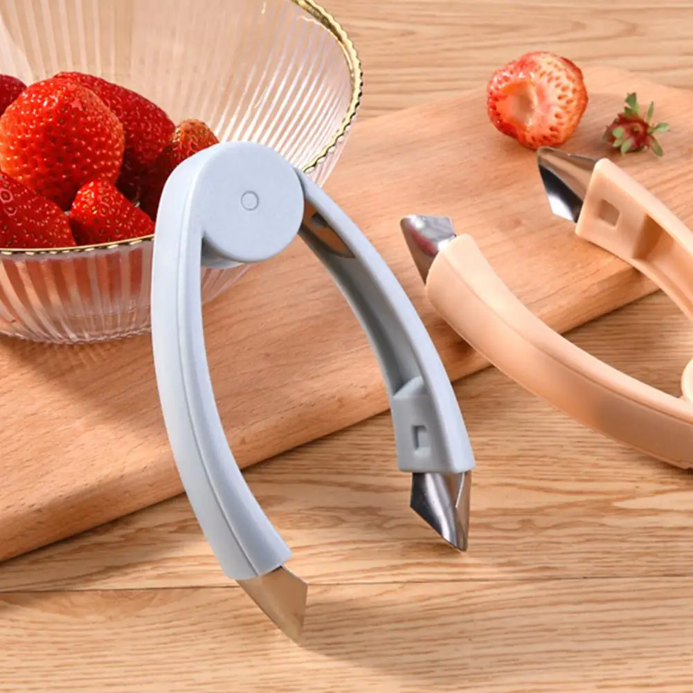 Нож для чистки семян из нержавеющей стали ананаса Пинцет снятия скоб клубника